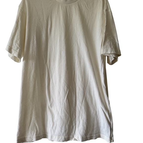 Darc Sport Off White Oversized SS Tee Men’s Size Large Gym Workout Muscle - Picture 2 of 12